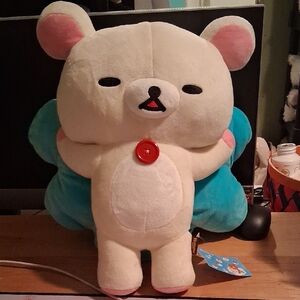 Rilakkuma Bear Toy with Blue Wings